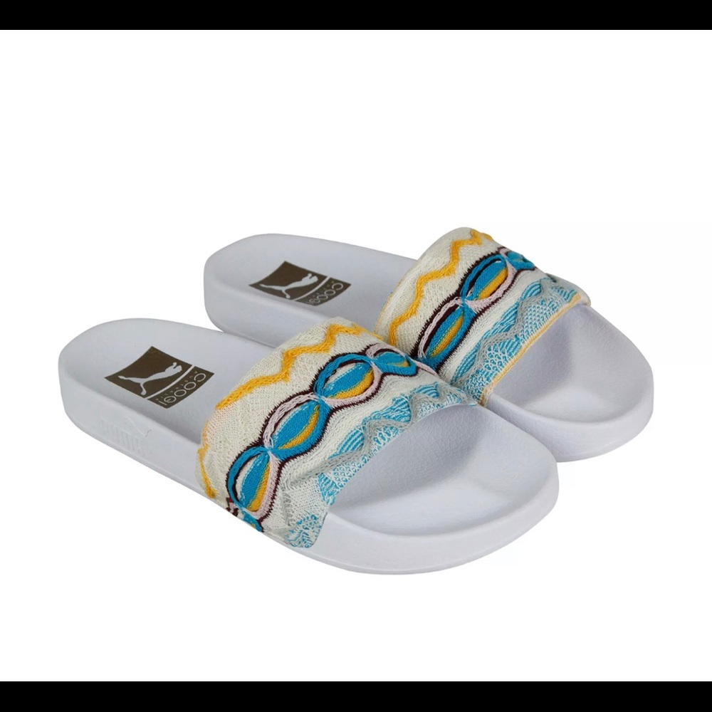 Puma Leadcat Coogi Sweater Slides Sandals NWT